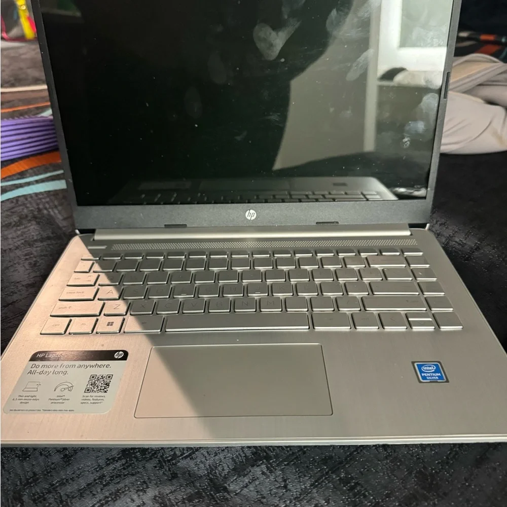 Brand new hp laptop in a new condition no scratches or marks on the computer